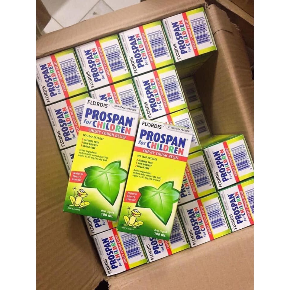 Siro ho cho trẻ em Prospan For Children 100ml của Úc