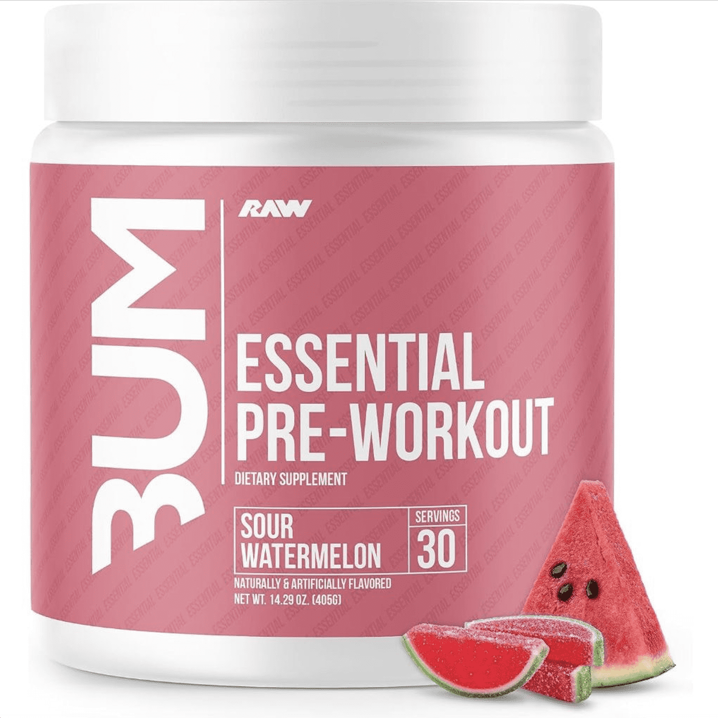 Refil pre-workout powder, essential pre workout Chris bumsup (30 servings) | raw nutrition