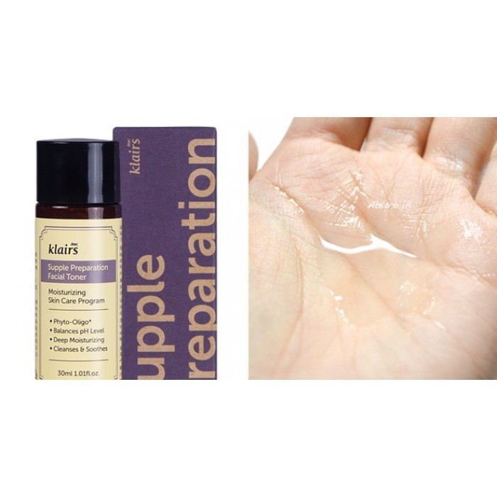Nước hoa hồng Dear Klairs Supple Preparation Toner mini 30ml