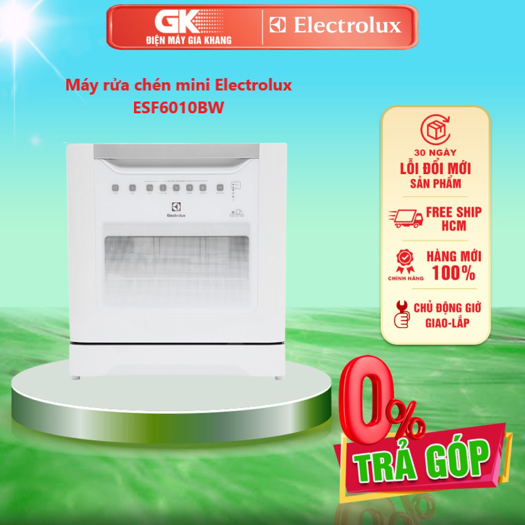 Máy rửa chén mini Electrolux ESF6010BW - GIAO TOÀN QUỐC - FREESHIP HCM