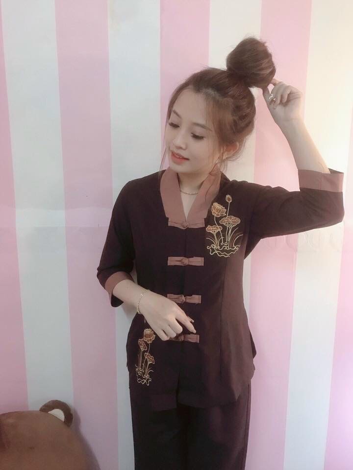 Đồ Lam Nữ Đi Chùa - La Hán Phối