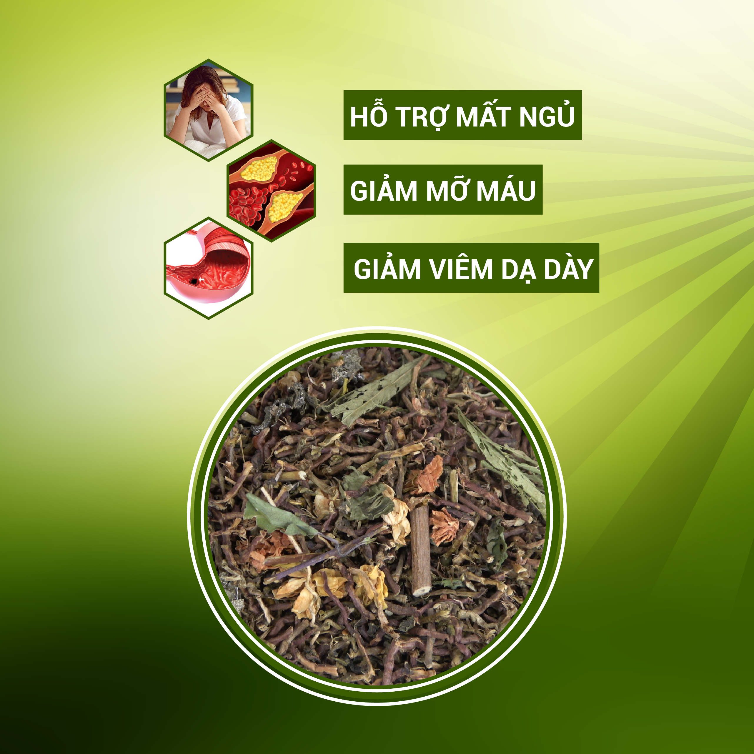 Trà Hoàng Thảo mộc ( túi 200g )