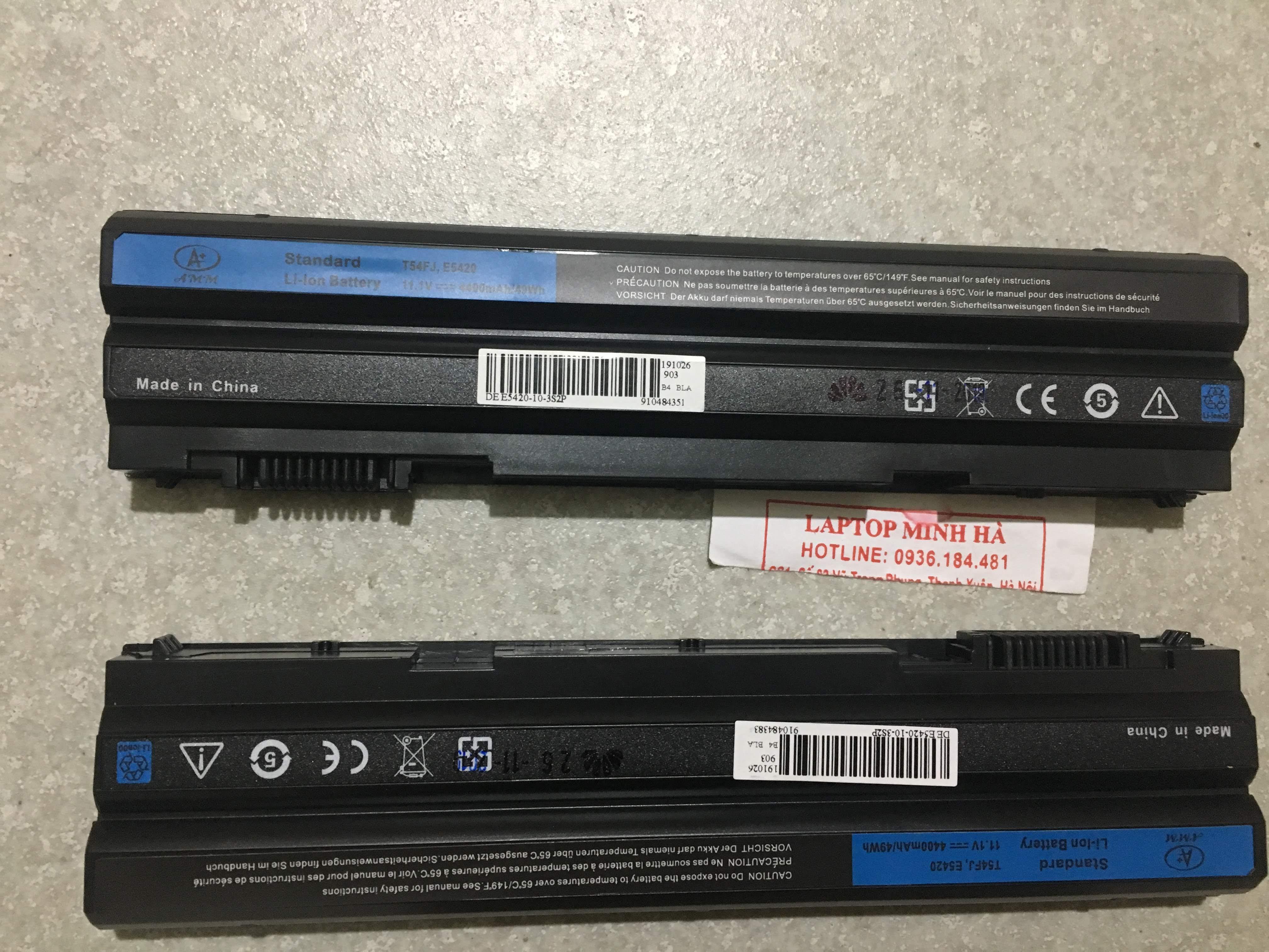 Pin Laptop DELL E6420 E6430 E6520 E6530 E5420 E5430 E5520 E5530 Battery Dell Latitude E6420