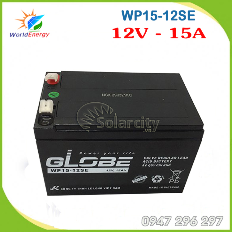Globe battery 12v-15ah