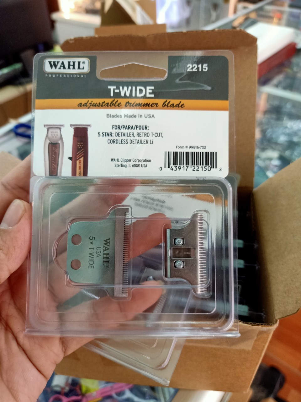 Lưỡi tông đơ chấn viền Wahl