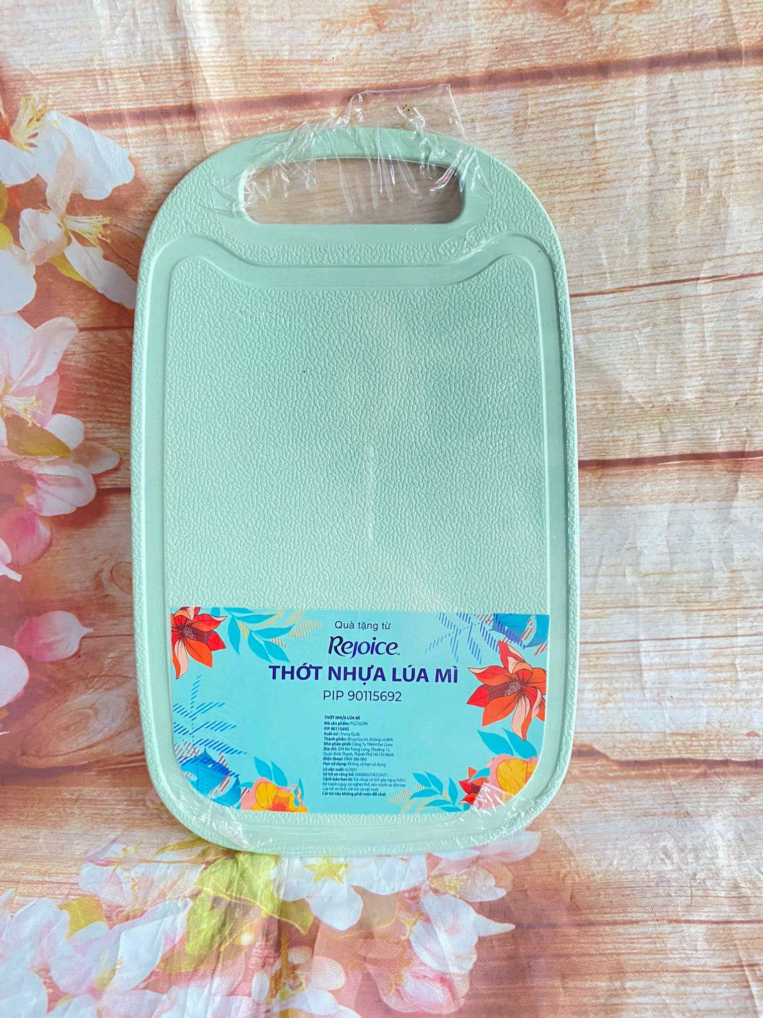 [HKMTH]Thớt nhựa lúa mì Rejoice 15x25cm
