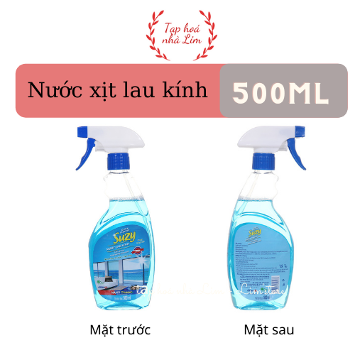 Nước lau kính SUZY 500ml - thành phần HỮU CƠ, chất lượng NHẬT BẢN