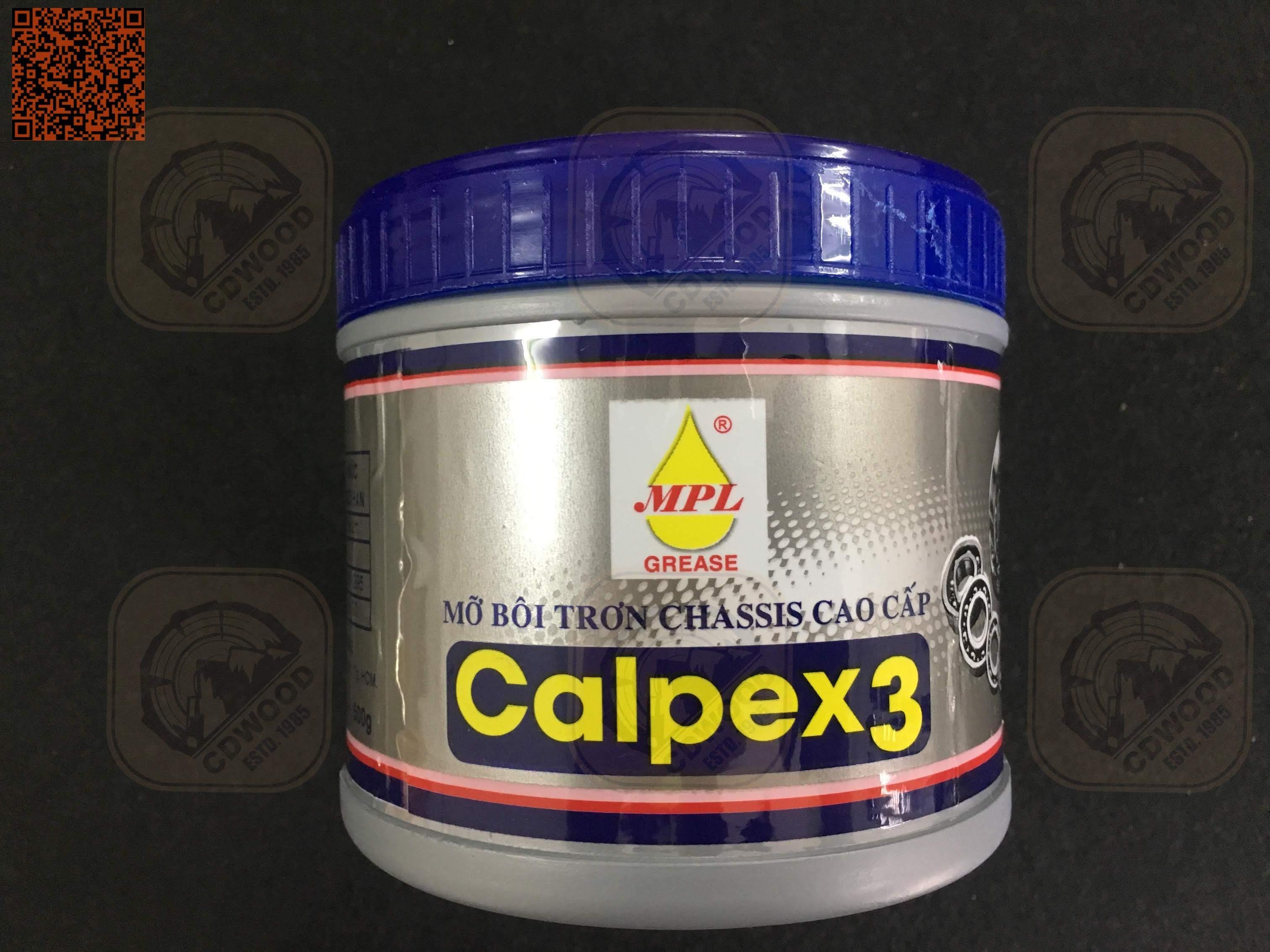 Mỡ bôi trơn kháng nước Calpex lon 500gr
