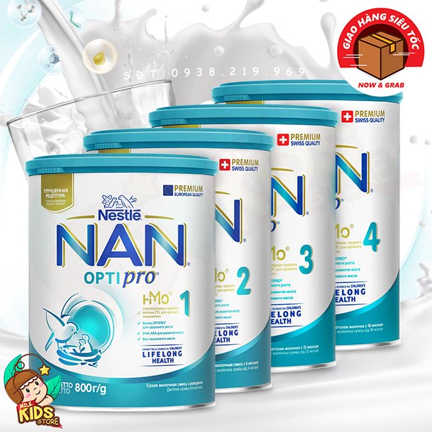 [DATE MỚI.] Sữa Nan Nga HMO đủ số 1,2,3,4 800g