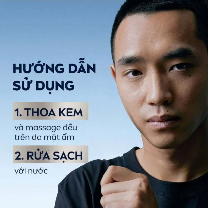 Sữa Rửa Mặt Sáng Da & Sạch Sâu NIVEA MEN 100Gr