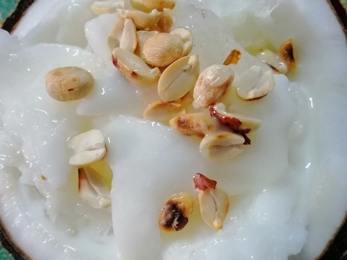 Dừa Sáp Loại 2 Cơm Đặc, Ngon ( Đặc Sản Trà Vinh )