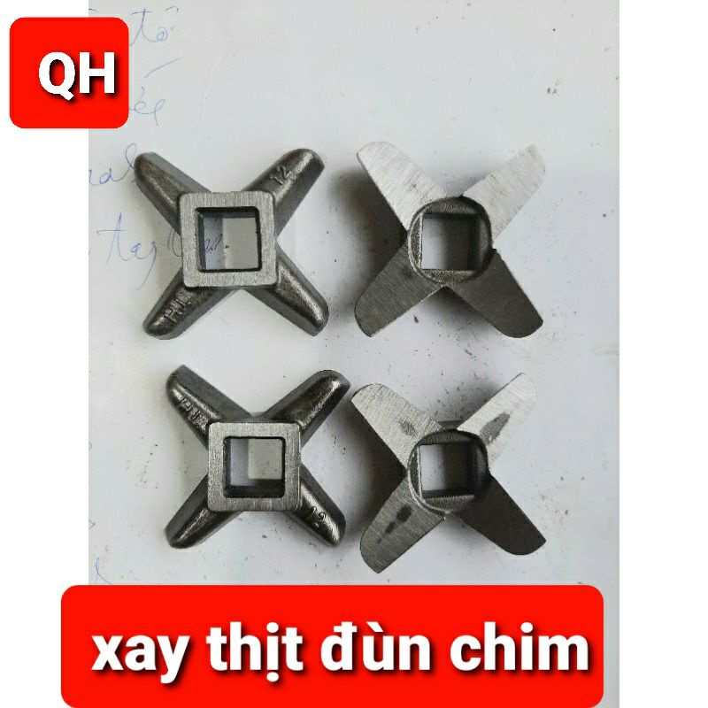 Dao xay thịt đầu 12 - Lưỡi dao xay thit  máy 12