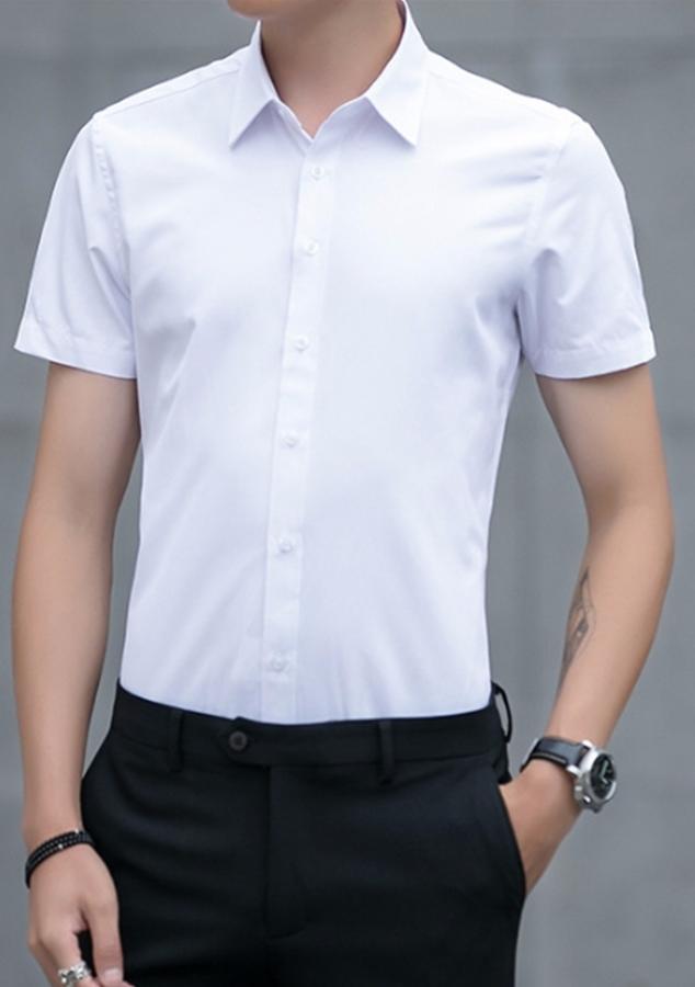 [HCM]Áo sơ mi dài tay màu xanh navy