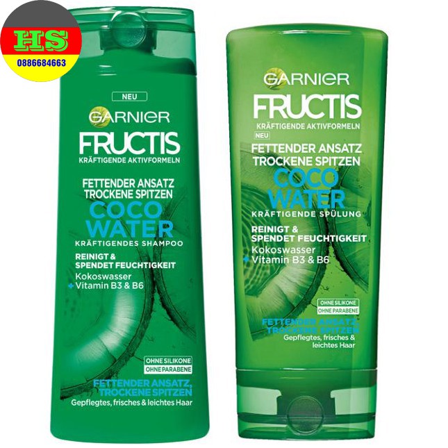 BỘ DẦU GỘI GARNIER FRUCTIS COCO WATER