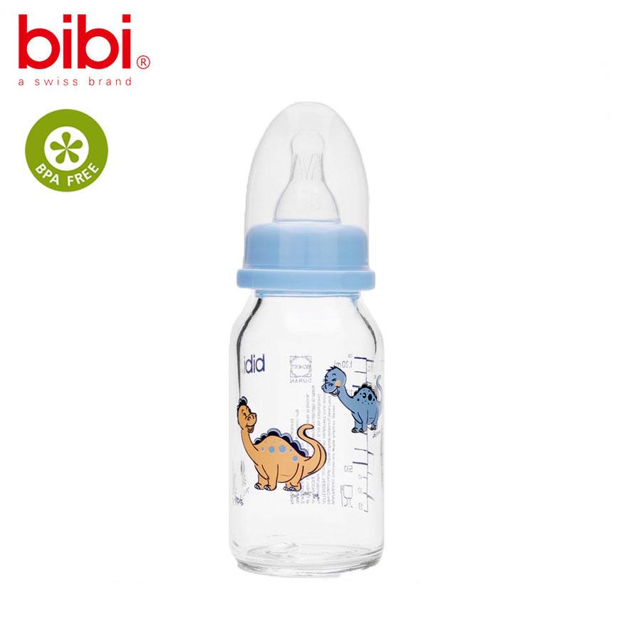 Bình sữa thủy tinh BIBI 120ml