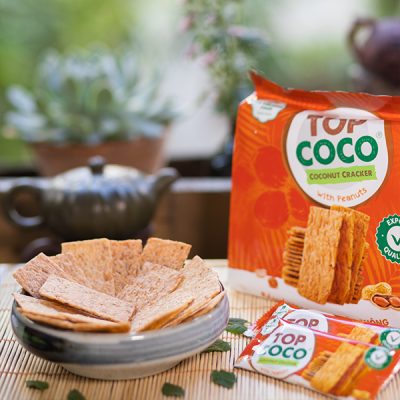 Bánh dừa nướng Topcoco đậu phộng 150g