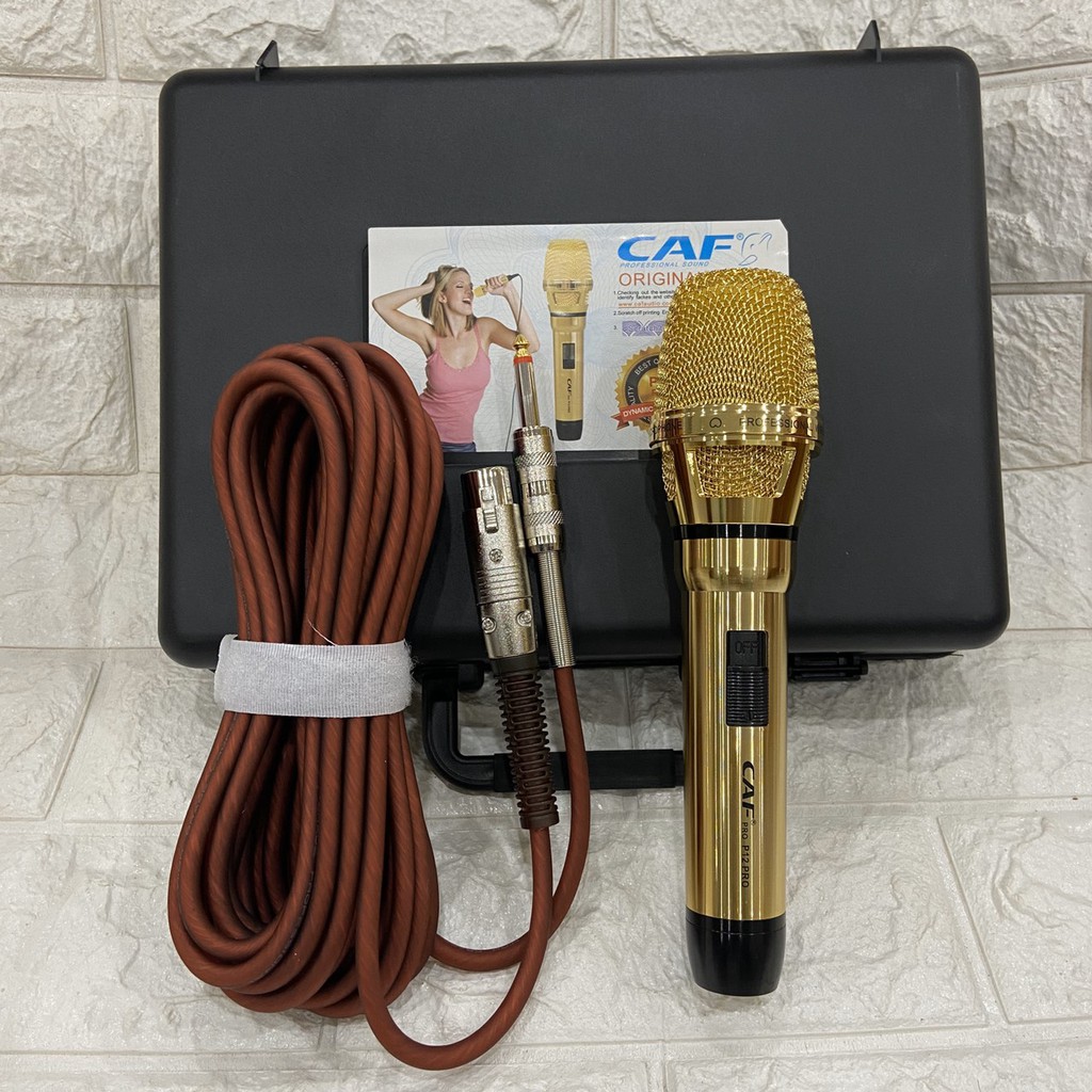 [HCM]Mua ngay Dàn LoaMicro CAF CA-P12 với phiên bản cải tiến và nâng cấp củ mic chất lượng thiết kế dành riêng để hát karaoke gia đình Mua ngay Micro Karaoke  Micro Có Dây CAF P12 PRO Chống Hú Tốt Micro Hát Karaoke Có Dây Âm Thanh Hay