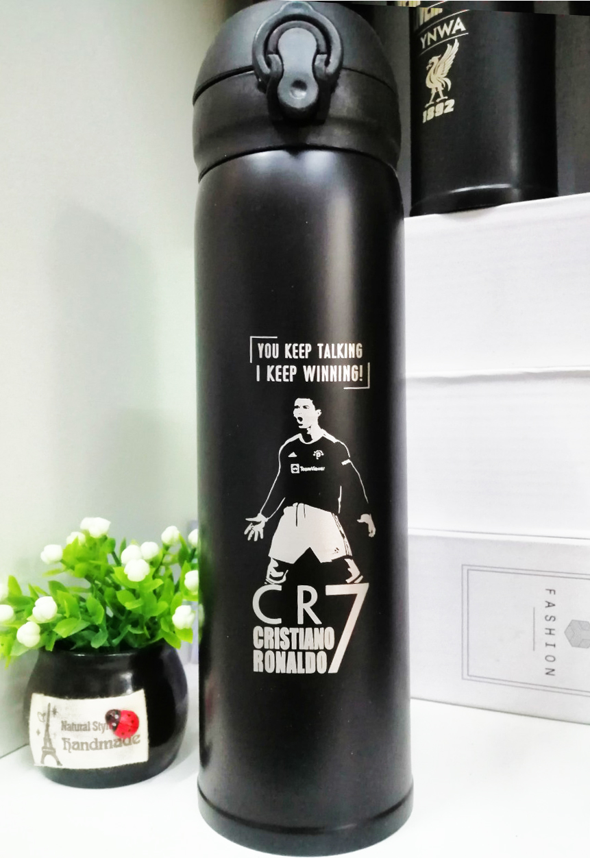 Bình giữ nhiệt nóng lạnh nắp bật clb bóng đá