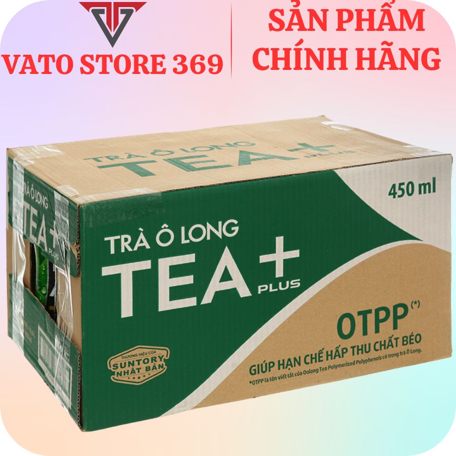 Trà ô long TEA+ PLUS chai 450ml