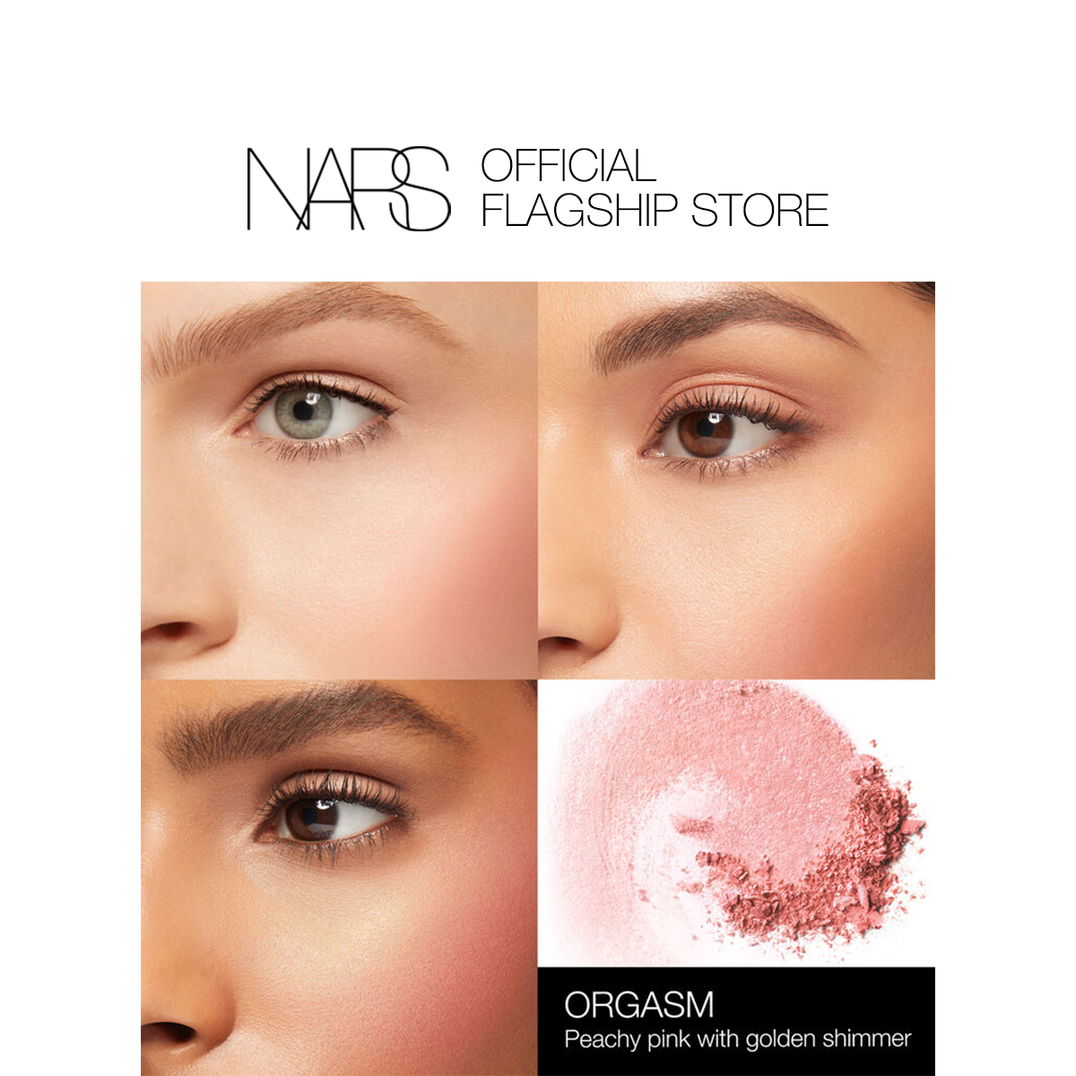 Bộ son môi dạng lỏng và phấn má hồng NARS Mini Orgasm Blush & Lip Duo