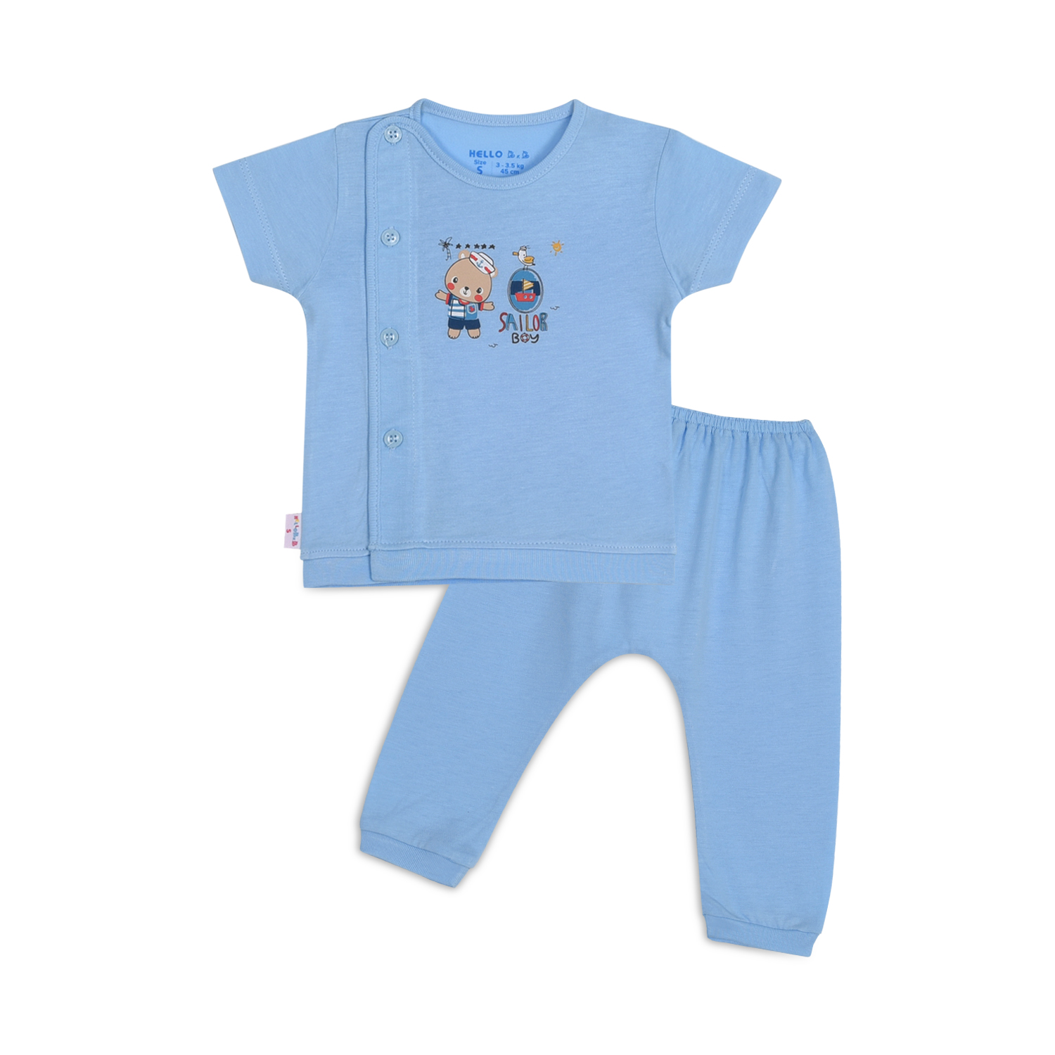 BỘ SƠ SINH BÁC SĨ BO TAY NGẮN 1327- HELLO BB