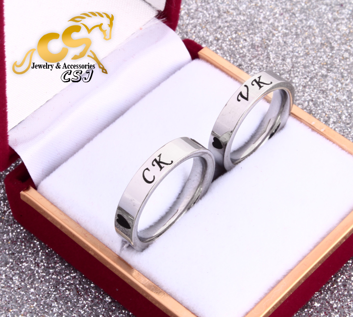 Nhẫn cặp đôi VK-CK  ĐẸP  & Ý NGHĨA - số lượng 02 chiếc