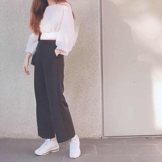 [Ảnh thật] Áo crop cột nơ lưng tay lỡ (10 màu)