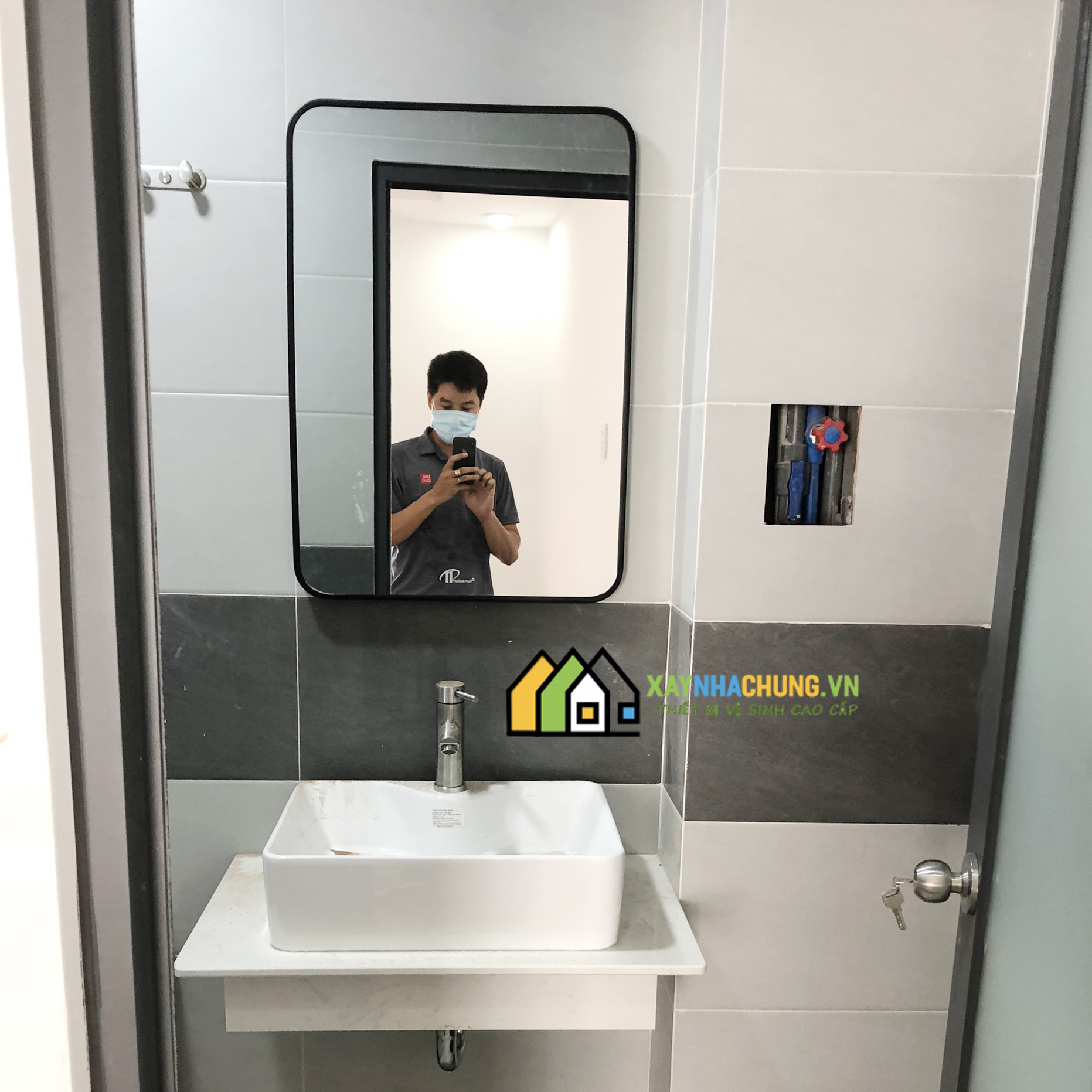 Gương phòng tắm cao cấp 50x70cm
