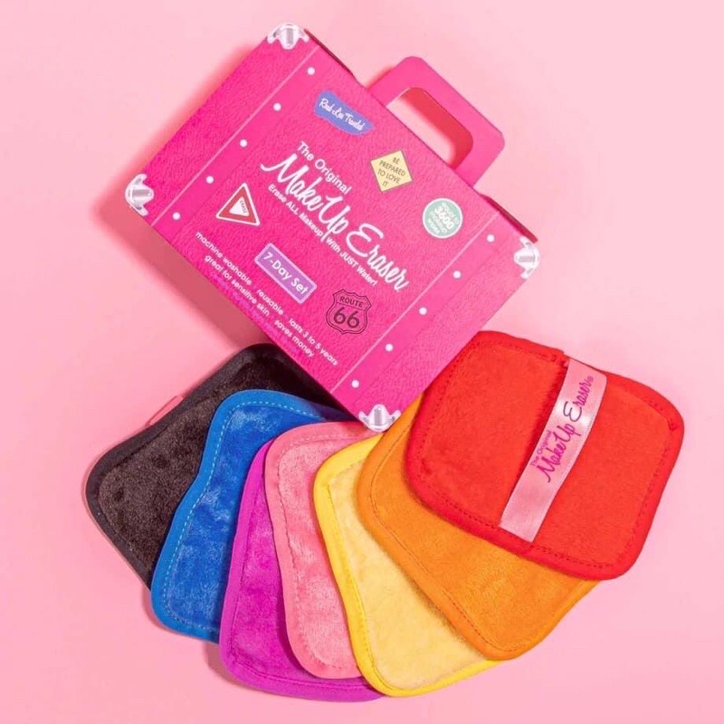 KHĂN TẨY TRANG MAKEUP ERASER LẺ SIZE DU LỊCH