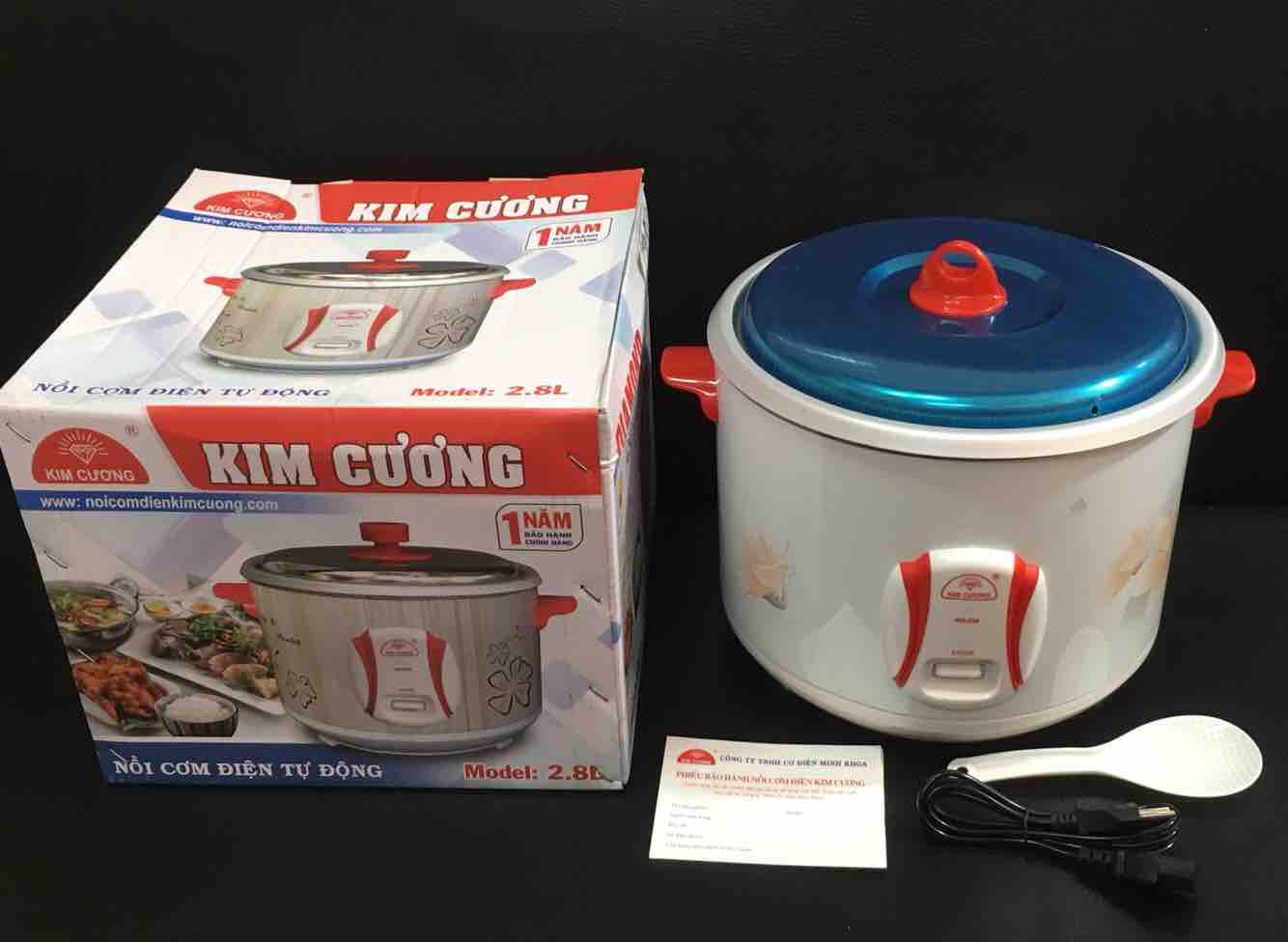Rice cooker Kim Cuong Diamond  Model Diamond 2.8Litres