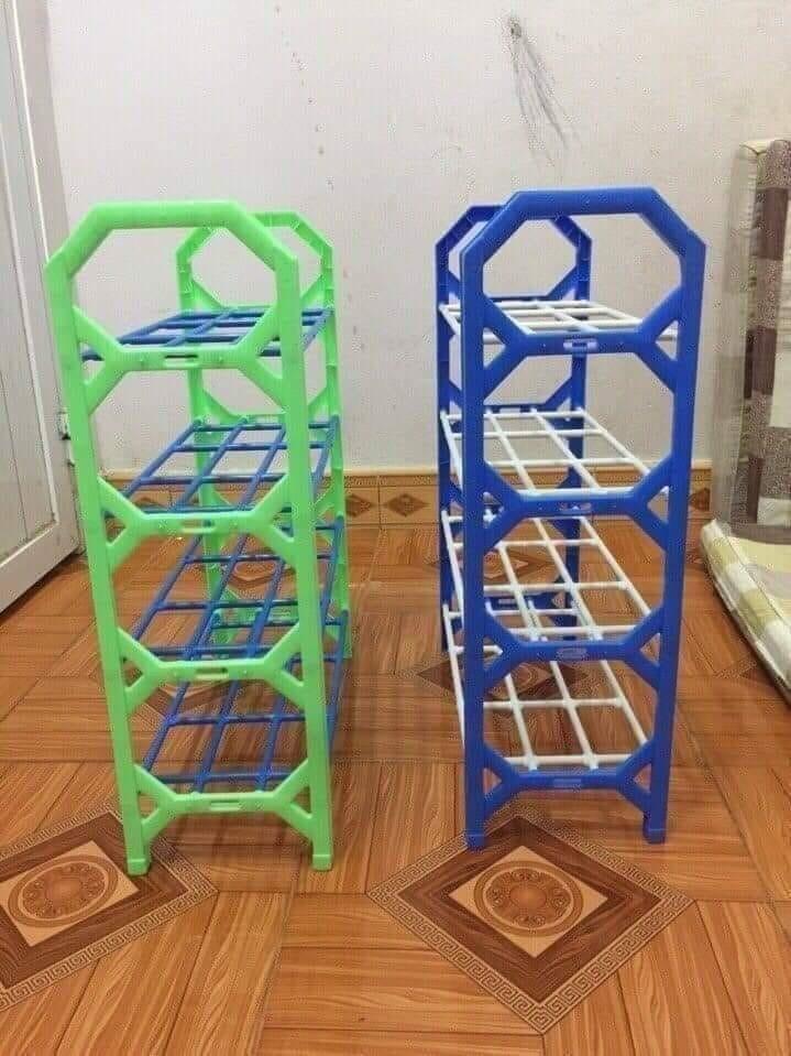 [HCM]KỆ  ĐỂ GIÀY DÉP 4 TẦNG NHỰA
