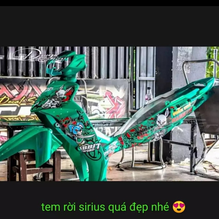 Tem rời sirius chế thỏ trắng