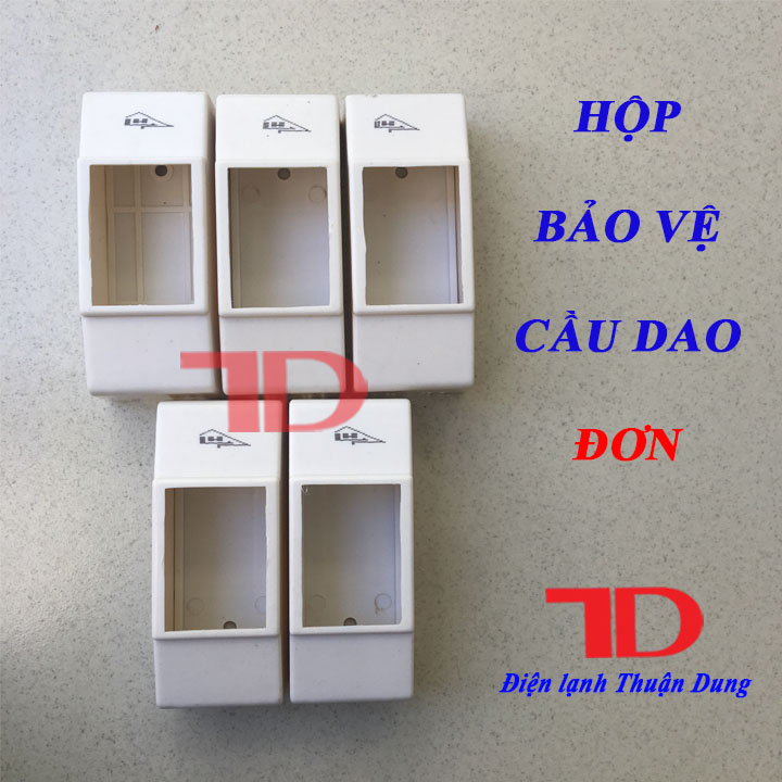 Combo 5 hộp CB cóc, hộp bảo vệ cầu dao đơn - Điện Lạnh Thuận Dung