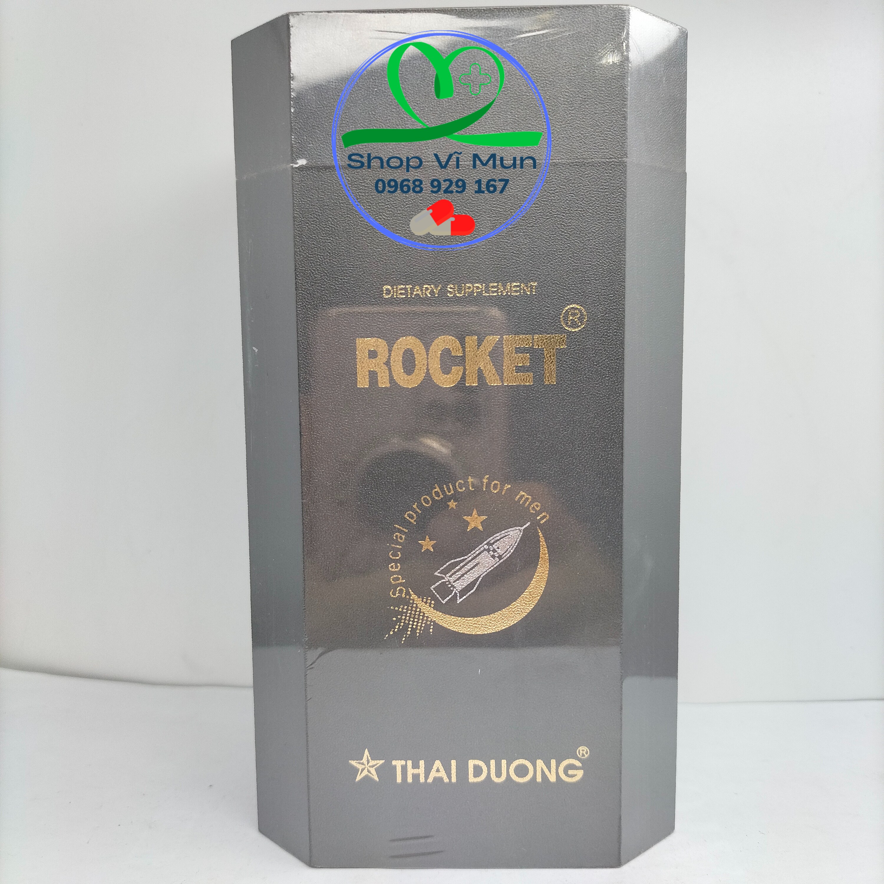 Viên uống rocket hộp 30 gói chuyên dùng cho đàn ông yếu sinh lý