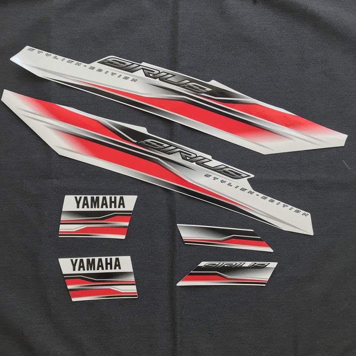 [HCM][HOT] BỘ TEM XE MÁY TEM 3 LỚP CHO XE MÁY YAMAHA SIRIUS ĐỜI 2018 ( MÀU XÁM ĐEN ĐỎ )