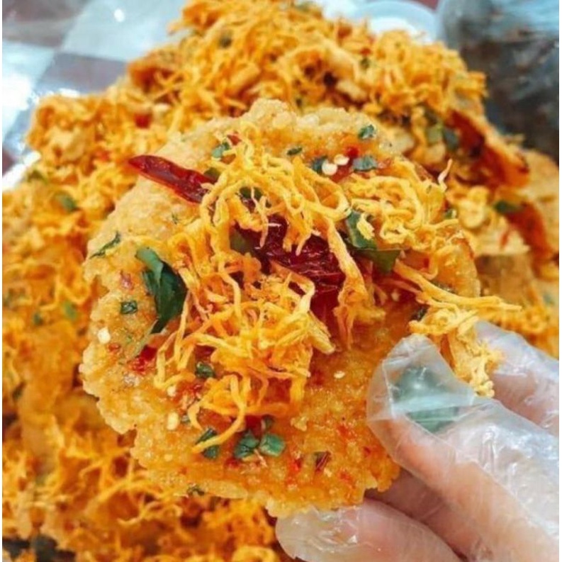 Cơm cháy lắc khô gà Hộp 500gr