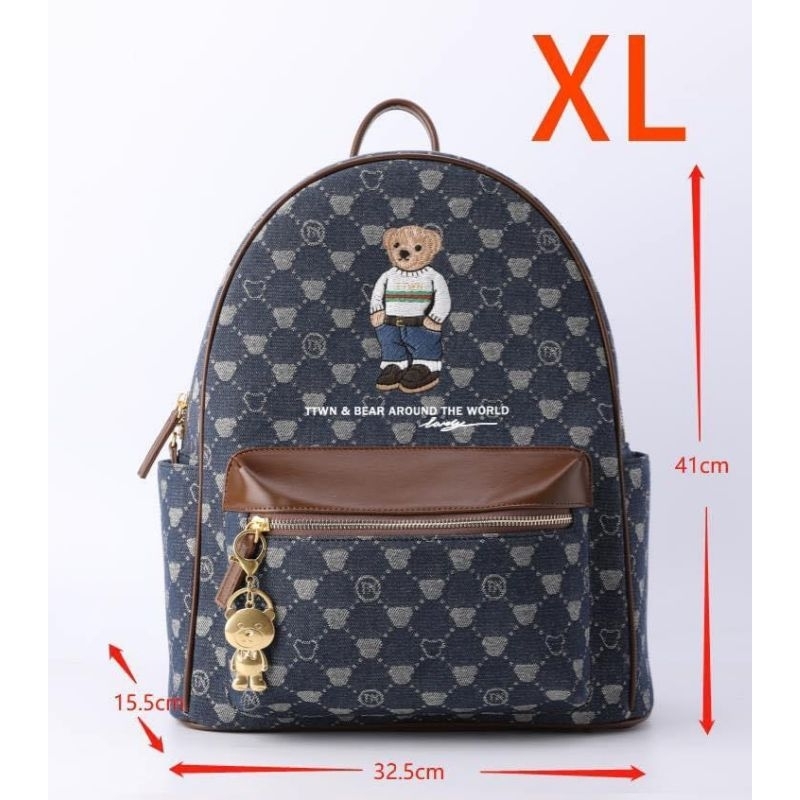 BALO XANH JEAN TTWN BEAR SIZE M VÀ XL ( SẴN SHIP HỎA TỐC )