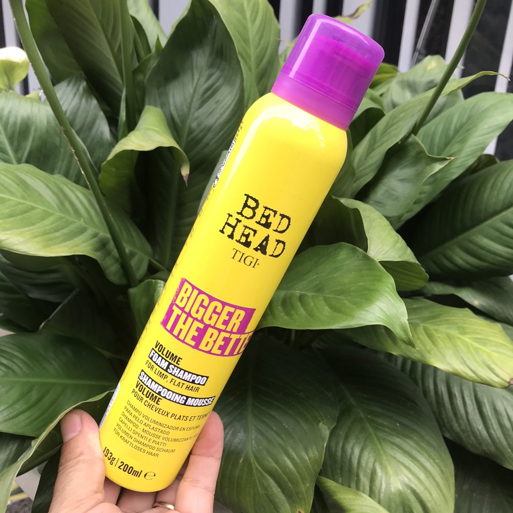 Dầu gội xả dành cho tóc mỏng, xẹp, làm phồng tóc Tigi Bed Head Bigger the Better 200ml/300ml