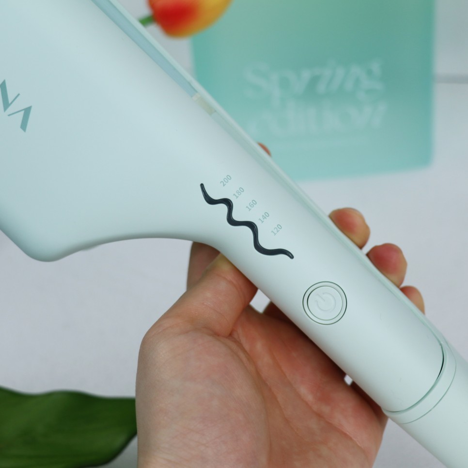 Vodana Máy dập tóc 40mm Hàn Quốc gợn sóng size lớn