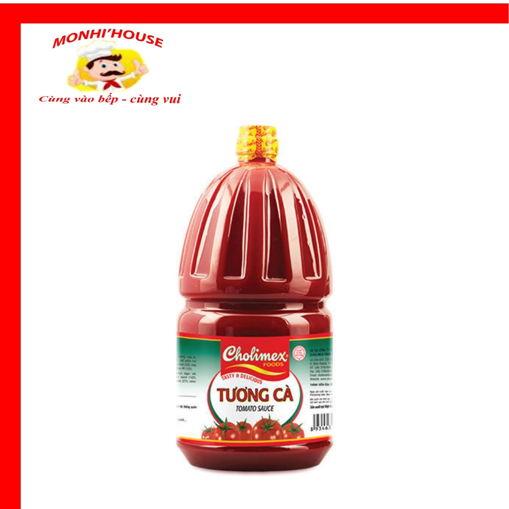 TƯƠNG CÀ CHOLIMEX 2.1KG/1KG/500G chấm đồ chiên,...