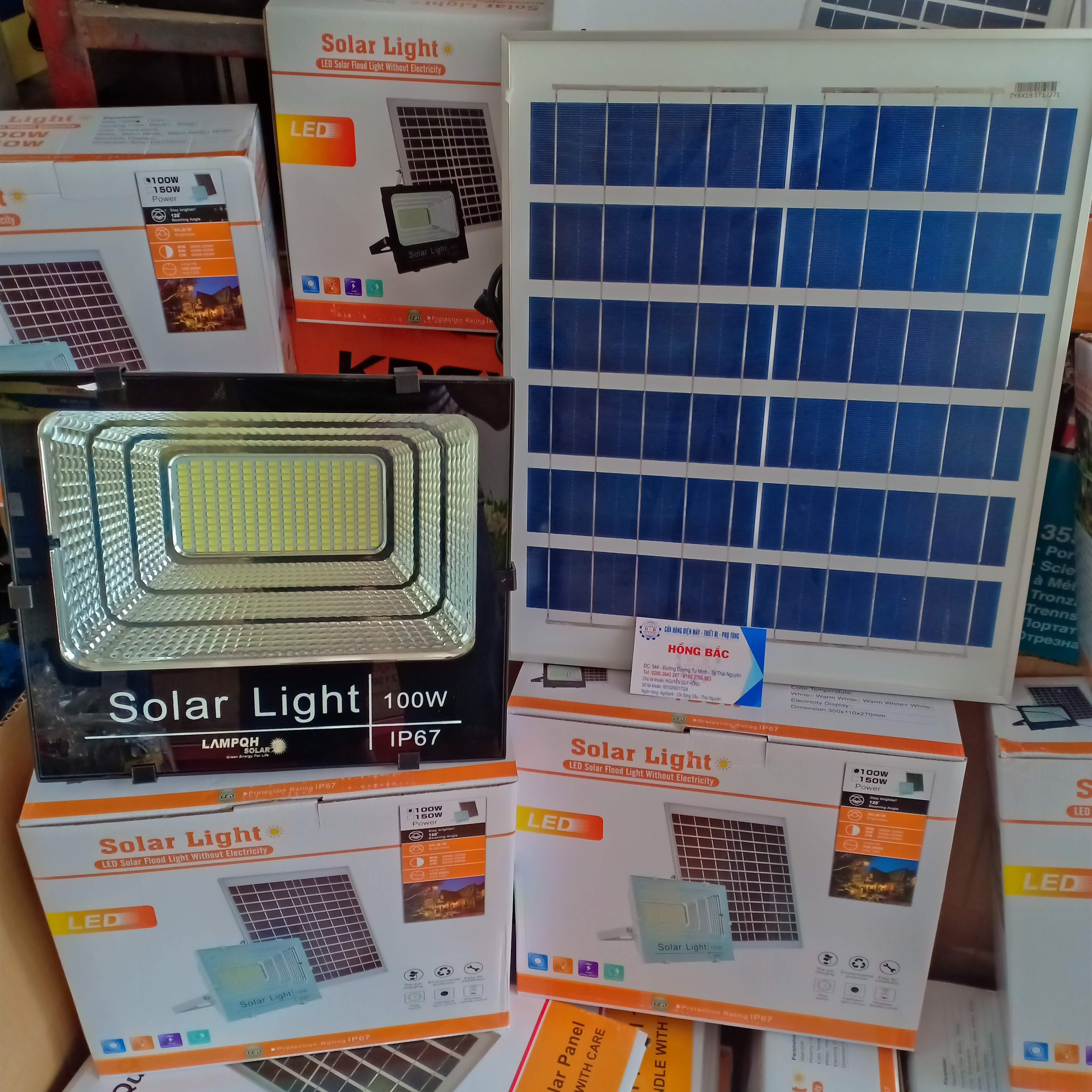 ĐÈN LED NĂNG LƯỢNG MẶT TRỜI SOLAR LIGHT 100W