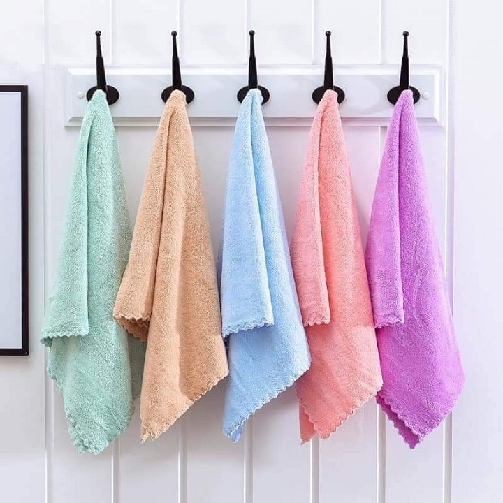 Set 10 Khăn mặt hàn quốc siêu mềm mại siêu thấm hút KT 30*50 CM