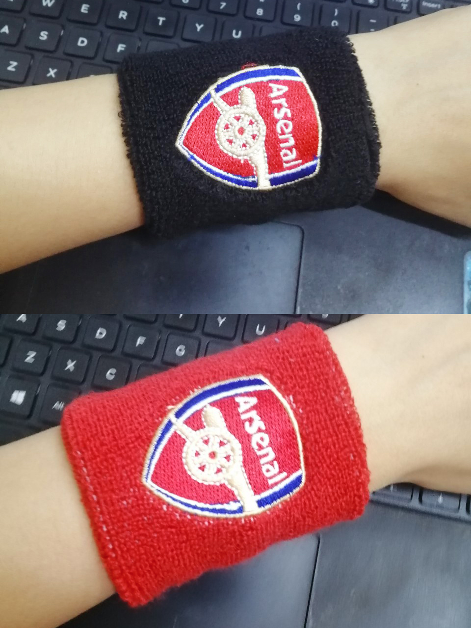 Băng cổ tay thấm mồ hô các CLB bóng đá