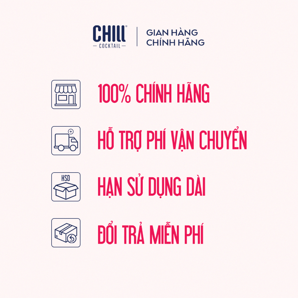 Thùng 6 lon Chill Cocktail Sakura vị Dưa Hấu Sake (330ml/lon)