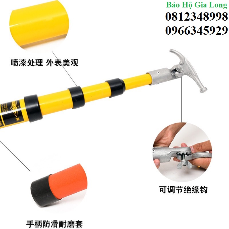 Sào thao tác cách điện lồng rút 110KV