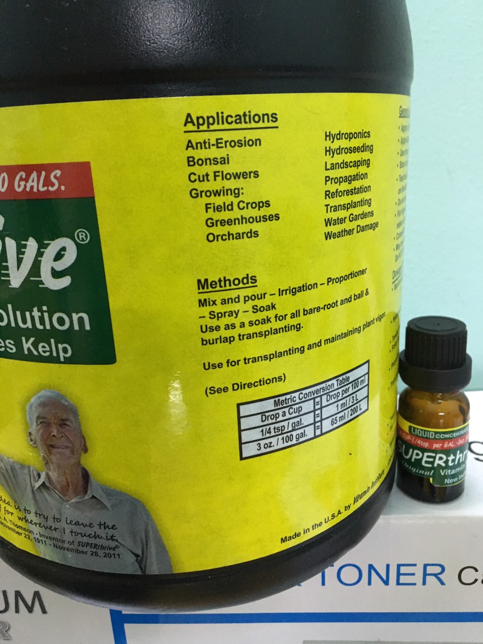 sản phẩm chăm sóc hoa lan và cây trồng superthrive lọ 10ml