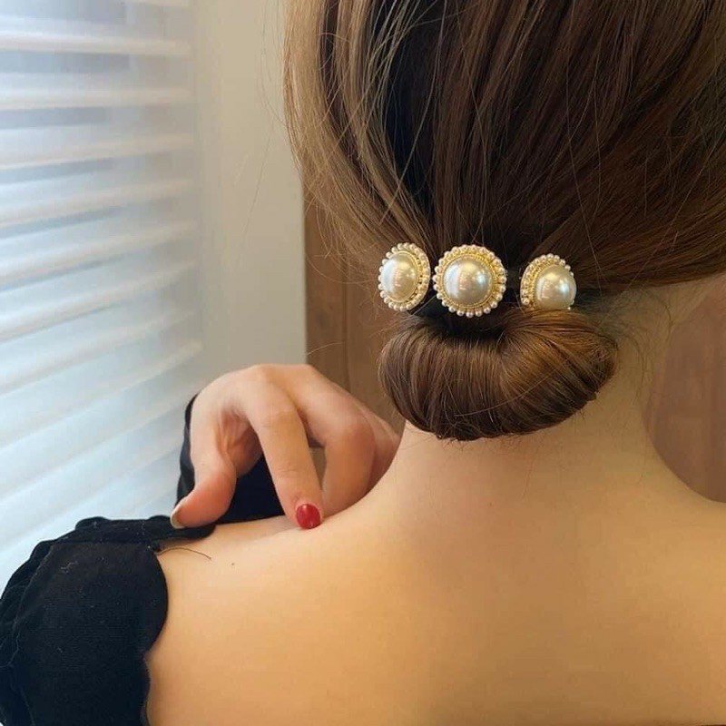 Kẹp búi tóc phong cách hàn thanh lịch