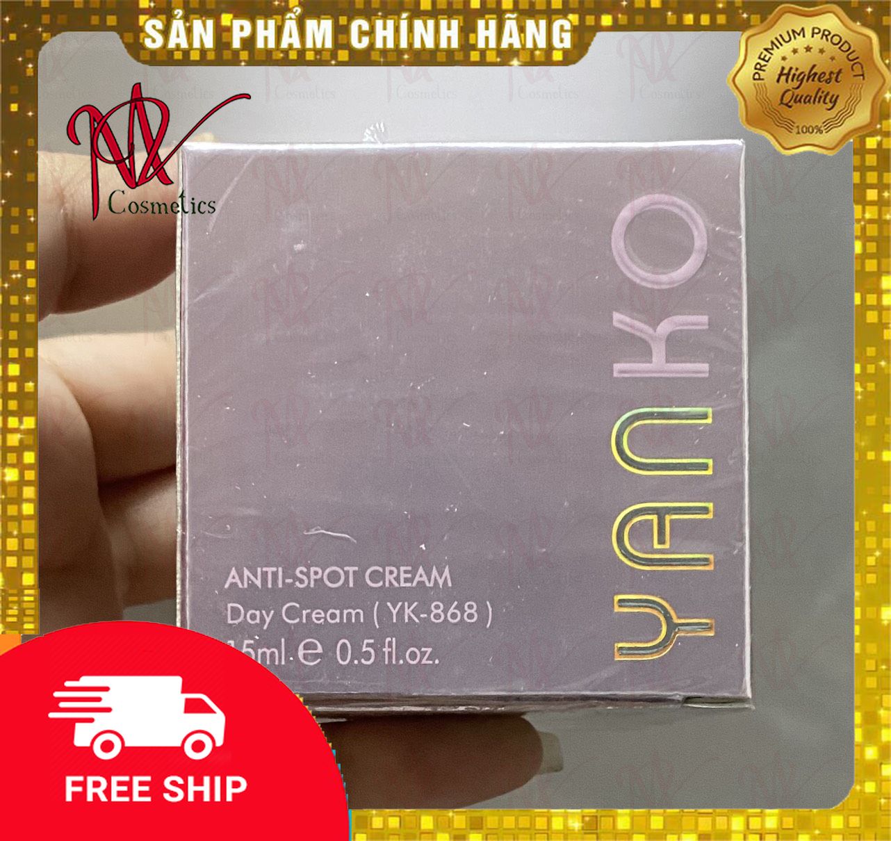 Kem Dưỡng trắng da Nám mờ vết thâm Yanko