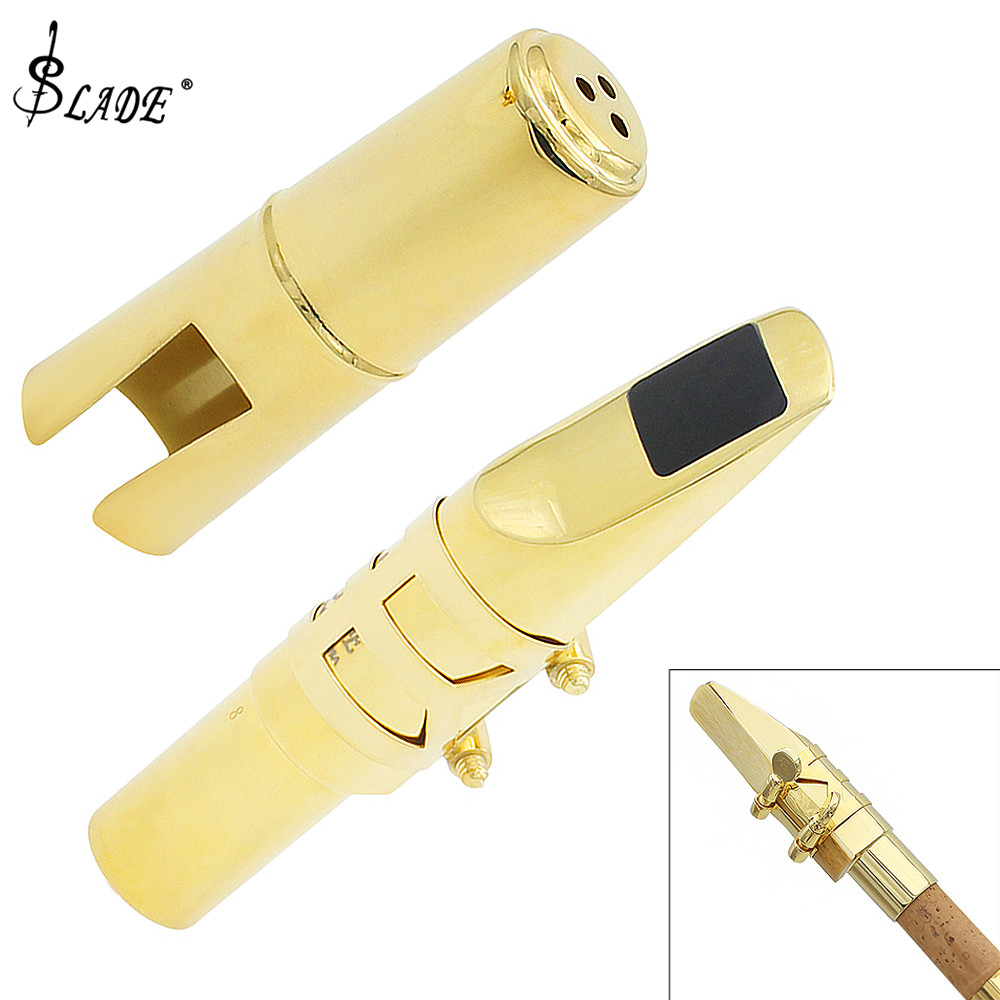 SLADE A2 Alto Gold Plated Saxophone Mouthpiece Size 5C 6C 7C 8C