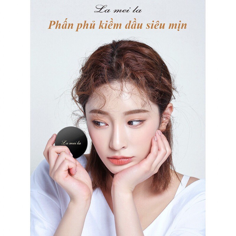 Phấn Phủ Bột Kiềm Dầu Che Khuyết Điểm Lameila Dạng Bột